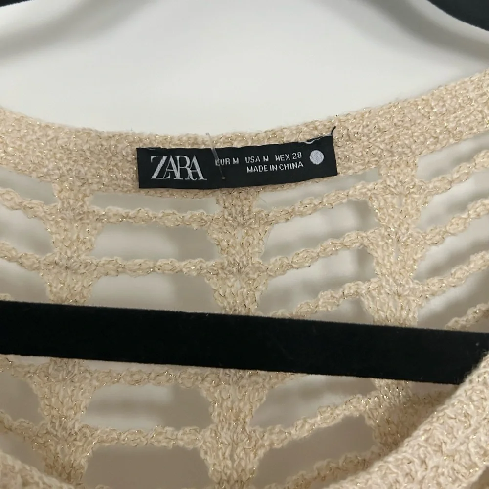 Zara Crochet Knit Swim Cover Up - Picture 5 of 8